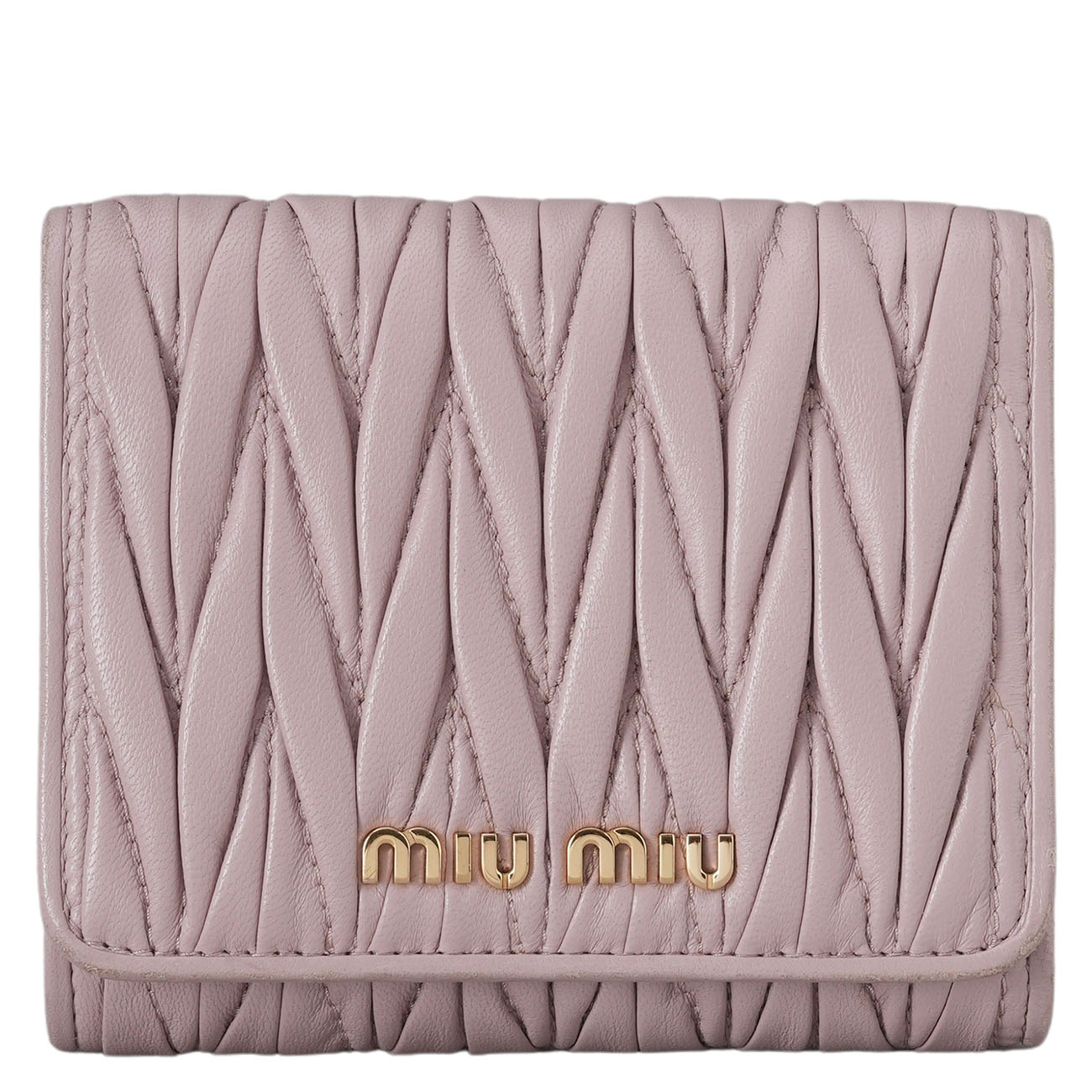MIU MIU(USED)미우미우 5MH016 마틀라세 반지갑
